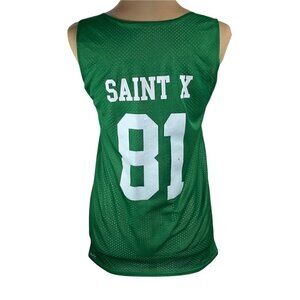 KD Kappa Delta Saint X Reversible Green White Mesh Tank Top Size S